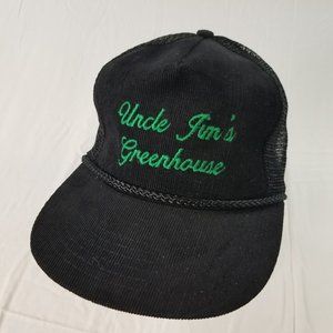 UNCLE JIM'S GREENHOUSE Cap Trucker Hat Snapback Ba